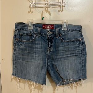 Lucky Brand Beachcomber Bermuda Women's Blue Size 8/29 Denim Shorts!!